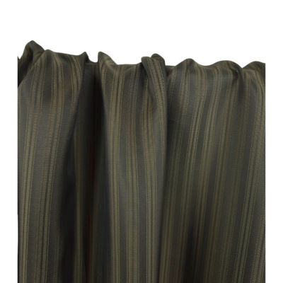 Tissu Doublure 100 % Viscose Rayures Jacquard Brun / Choco