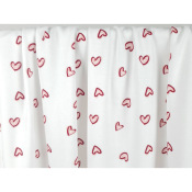 Tissu Maille Jersey Coton BIO Pink Hearts