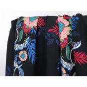 Tissu Voile de Viscose Folk Flowers