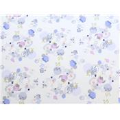 Tissu Jersey Viscose / Elasthanne Imprimé Fleurs Graphiques