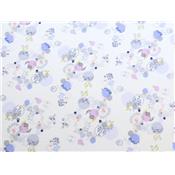 Tissu Jersey Viscose / Elasthanne Imprimé Fleurs Graphiques