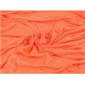 Tissu Jersey 100 % Lin Corail