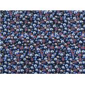 Tissu Sergé Imprimé Petite Fleurette Style " Liberty