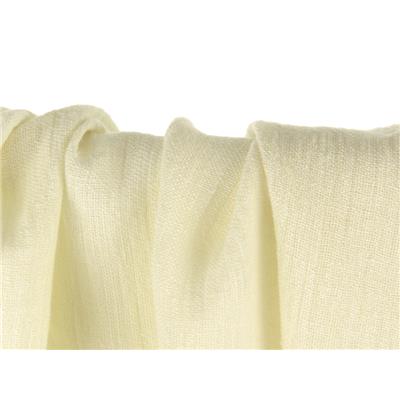 Tissu Crepe de Lin Ecru