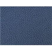 Tissu Crepe Structuré Nid d'Abeille Bleu Marine