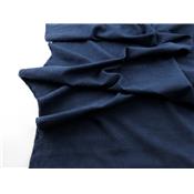 Tissu " Effet " Cupro Bleu Eclipse Marbré