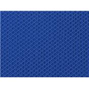 Tissu Jacquard Losange Aspect Broderie Bleu Electrique