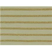 Tissu Jersey Cote 1x1 Rayé Beige / Lurex Doré