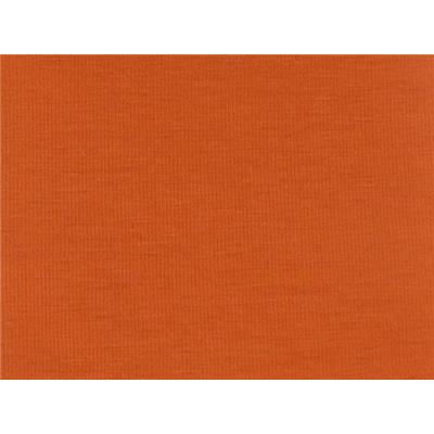 Tissu Jersey Coton / Elasthanne Orange Brulé