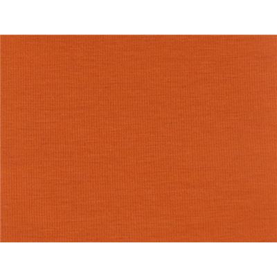 Tissu Jersey Coton / Elasthanne Orange Brulé