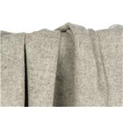 Tissu Lainage Gris Clair Chiné 100 % PURE Laine Vierge