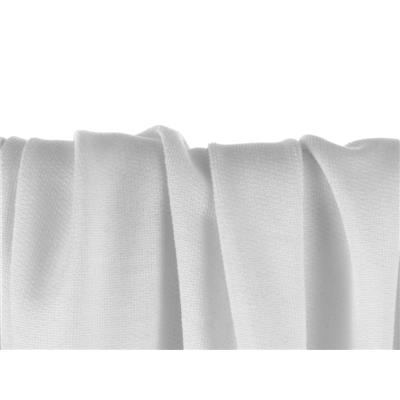 Tissu Maille Molleton Léger 100 % Lyocell Blanc
