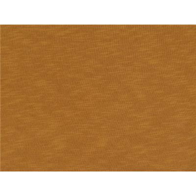 Tissu Molleton Flammé Ocre