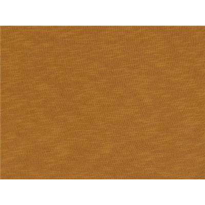 Tissu Molleton Flammé Ocre