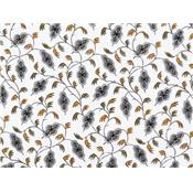 Tissu Voile de Viscose Fleurs Ethniques