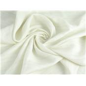 Tissu 100 % Lin Rayures Tissés Blanc / Doré