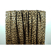 Tissu Crepe Poly / Viscose Leopard