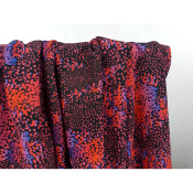 Coupon Crepe de Chine 100 % Soie RAIN Color 60 cm x 138 cm