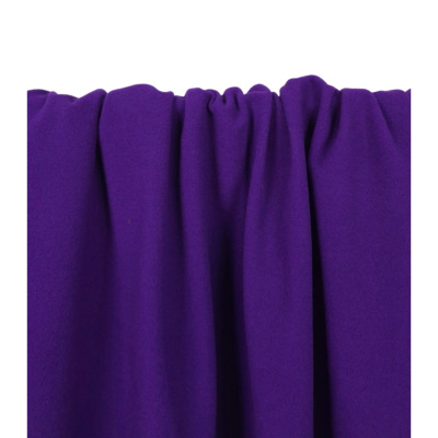 Tissu Lainage Léger Mélange Laine Violet