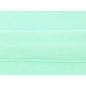 Tissu Maille Bord Cote Vert d'Eau