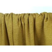 Tissu Maille Jersey 100 % Lin Ocre