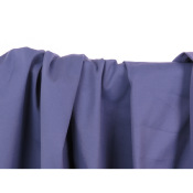 Tissu Sergé Stretch Bleu Lavande