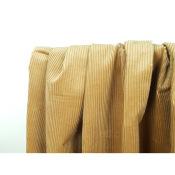 Tissu Velours Grosses Cotes 100 % Coton Beige
