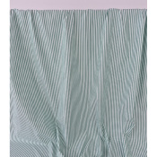 Tissu Oxford 100 % Coton Rayé Vert & Blanc
