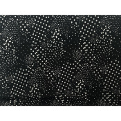 Tissu Popeline Viscose Ecovero Witty Dots Noir / Ecru