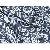 Tissu Denim Léger Jacquard Damassé