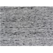 Tissu Jersey Cote 2x2 Gris Chiné / Flammé Noir