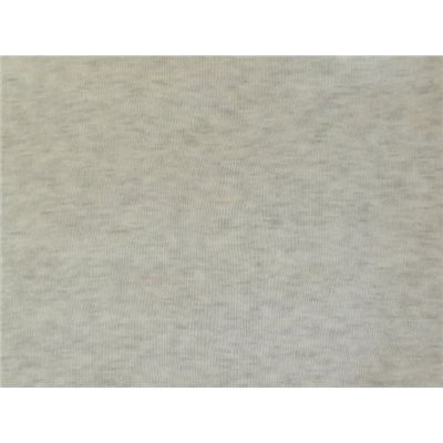 Tissu Jersey Cote 2x2 Gris Très Clair, Chiné Gris