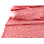 Tissu Jersey Coton / Elasthanne BIO Pois Abstrait Rose