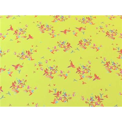 Tissu Jersey Polyester / Elasthanne Imprimé Perroquets