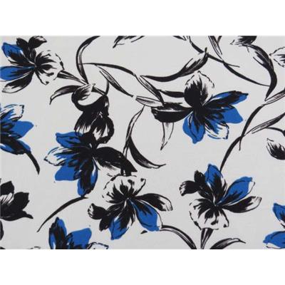 Tissu Jersey Viscose / Elasthanne Imprimé Fleurs