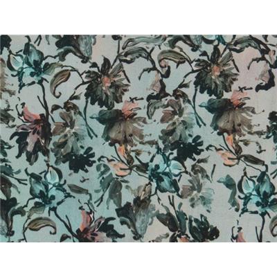 Tissu Jersey Viscose / Polyester Imprimé Fleurs