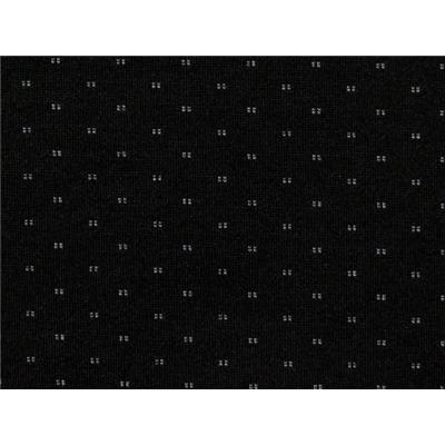 Tissu Maille Milano Bi-Stretch Lourde Noir Motif Jacquard