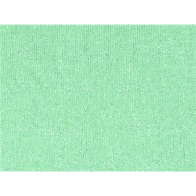 Tissu Molleton Vert d'Eau / Lurex Argent