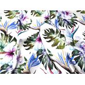 Tissu Satin de Coton RIO Tropical