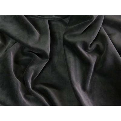 Tissu Jersey Velours Nicky Noir