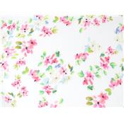 Tissu Gaze Imprimé Fleurs Aquarelles