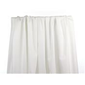 Tissu Popeline Poly / Coton Léger Blanc