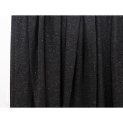 Coupon Maille Jersey Anthracite Lurex Argent 50 cm x 180 cm