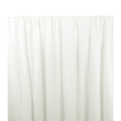 Tissu Maille Pointelle & Jacquard Mélange Coton Ecru