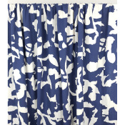 Tissu Ripstop 100 % Coton Graphique Bleu