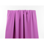 Coupon Sergé Double Tissage JOE Rose Orchidée 130 cm x 140 cm
