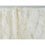 Tissu Guipure Poly / Coton Fleurs 