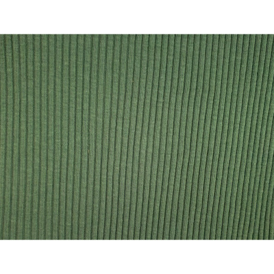 Tissu Maille Cote 3x3 Olive