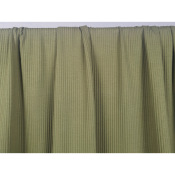 Tissu Maille Cote 4x2 Mercerisé Coton BIO / Elasthanne Kaki