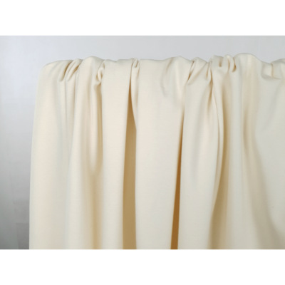 Tissu Maille Interlock 100 % Coton Bio Beige